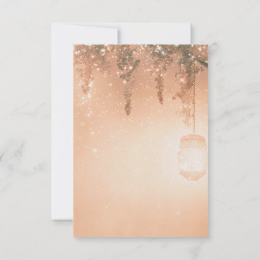 Roze Dreamweaver Rustic Forest RSVP (Achterkant)