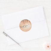 Roze Dreamweaver Rustic Forest Vrijgezellenfeest F Ronde Sticker (Envelop)