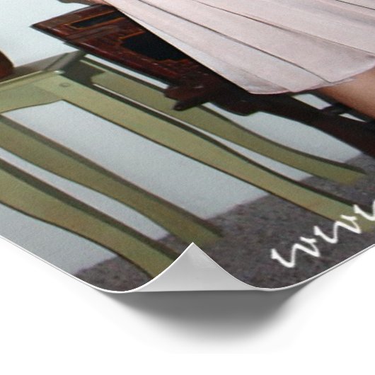 Roze dress poster (Hoek)