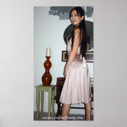 Roze dress poster (Voorkant)