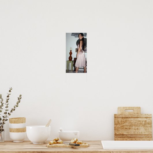 Roze dress poster (Keuken)