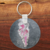 Roze dress-Sleutelhanger Sleutelhanger (Voorkant)