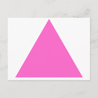 Roze driehoek briefkaart