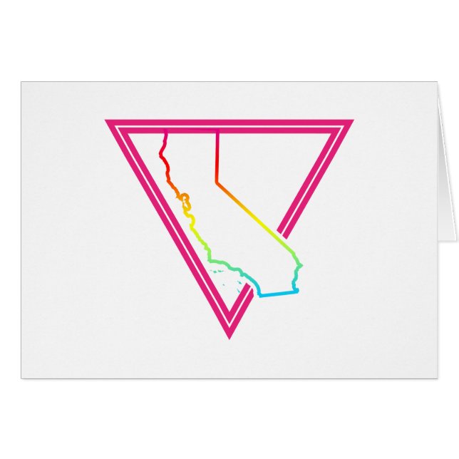 roze driehoek californië (Voorkant Horizontaal)