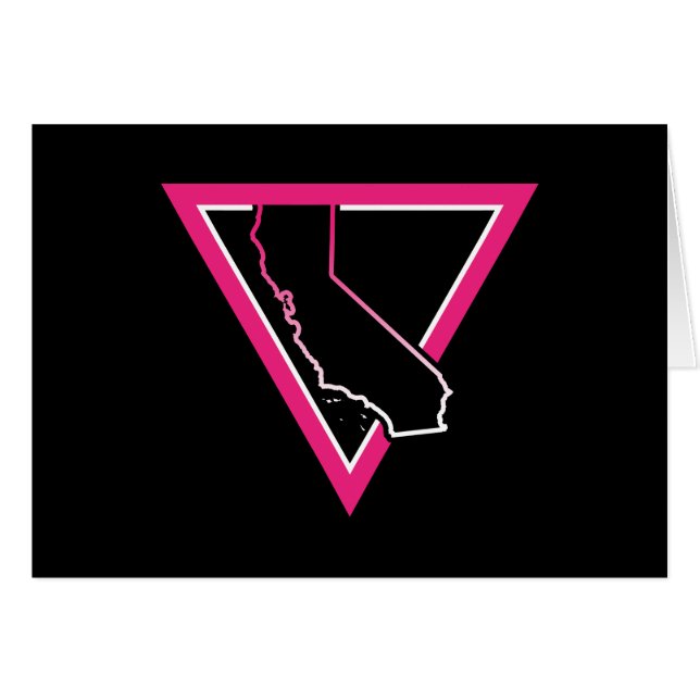 roze driehoek californië (Voorkant Horizontaal)