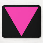 roze driehoek. muismat (Voorkant)