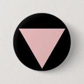roze driehoek. ronde button 5,7 cm (Voorkant)