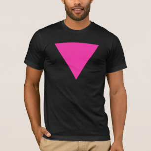 roze driehoek. t-shirt