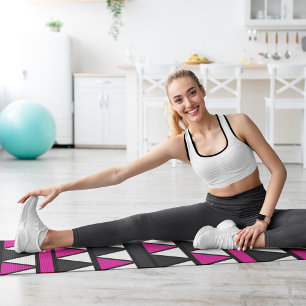 roze driehoeken yogamat