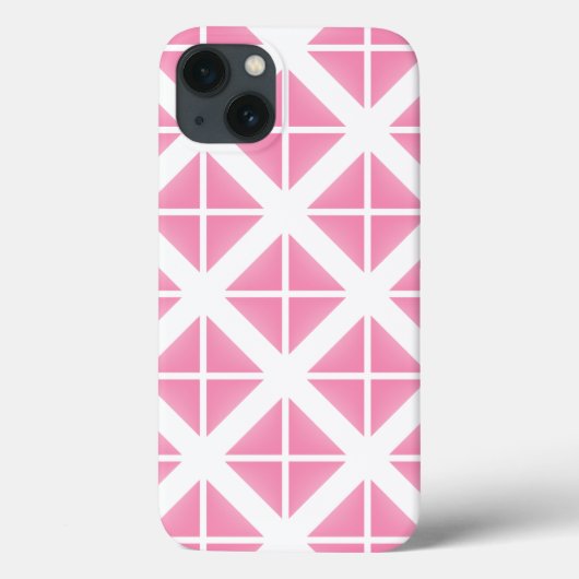 Roze driehoekspatroon Case-Mate iPhone case (Achterkant)