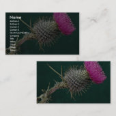 Roze driekoppel visitekaartje (Voorkant / Achterkant)