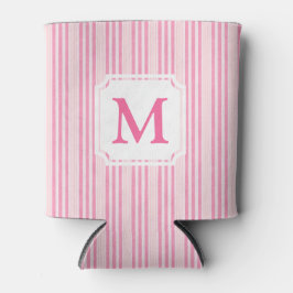 Roze driepuntsstreep | Monogram Cabana Blikjeskoeler