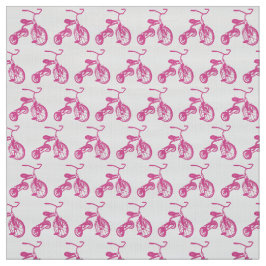 Roze driewieler van het Kind Stof