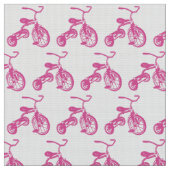 Roze driewieler van het Kind Stof (Close Up)