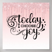 Roze drifder Inspirerend citaat Poster (Voorkant)