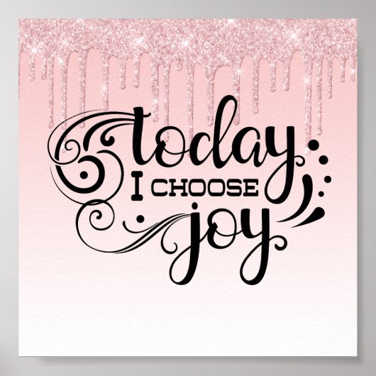 Roze drifder Inspirerend citaat Poster (Voorkant)