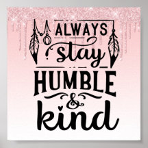 Roze drifder Inspirerend citaat Poster