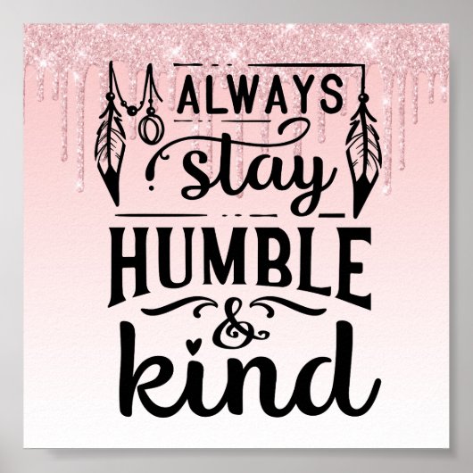 Roze drifder Inspirerend citaat Poster (Voorkant)