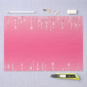Roze driften voor meisjes Trendy Chic Bling Tissuepapier (Craft)
