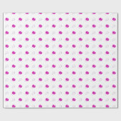 Roze drijvende ballonnen cadeaupapier (Vlak)
