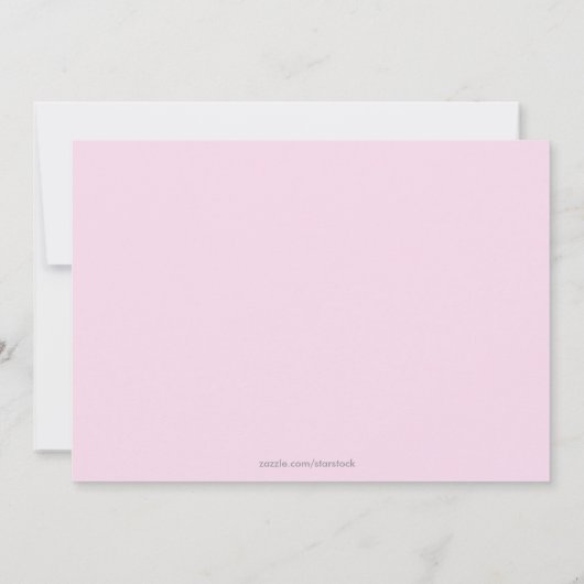 Roze Drink Partij Uitnodiging (Achterkant)