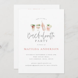 Roze drinken in het weekend rondreis aankondiging