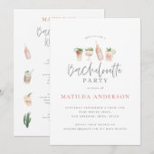 Roze drinken in het weekend rondreis aankondiging (Voorkant / Achterkant)