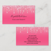 Roze Drip Glitter Meisjesachtige Trendy Chic Moder
