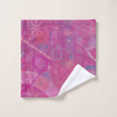 Roze Dromen Abstract  Bad Handdoek (Wasdoekje)