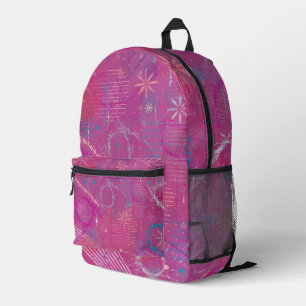 Roze Dromen Abstract Bedrukte Rugzak
