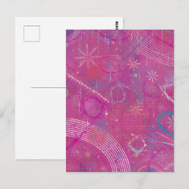 Roze Dromen Abstract  Briefkaart