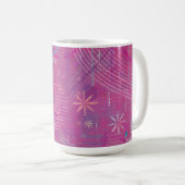Roze Dromen Abstract  Koffiemok (Voorkant rechts)