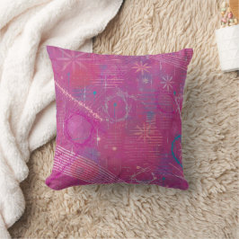 Roze Dromen Abstract  Kussen
