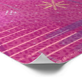 Roze Dromen Abstract Poster (Hoek)