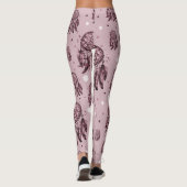 Roze dromenvanger leggings (Achterkant)