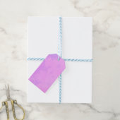 Roze Dromerige Wolk Effect Cadeaulabel (Met Touw)