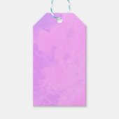 Roze Dromerige Wolk Effect Cadeaulabel (Voorkant)