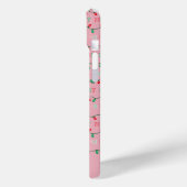 Roze, droog en helder kerstlicht Case-Mate iPhone case (Achterkant / Links)