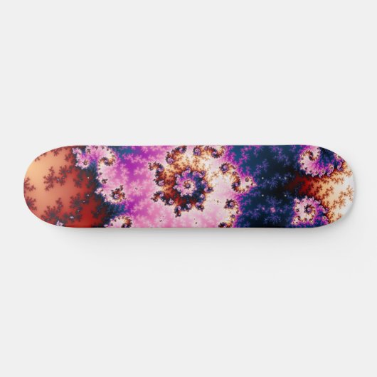 Roze droom - Fractal Skateboard (Horizontaal)