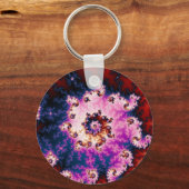 Roze droom - Fractal Sleutelhanger (Voorkant)