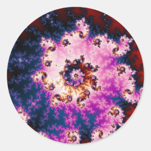 Roze Droom - Fractal Sticker