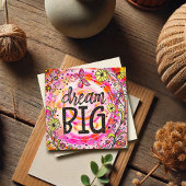 Roze  droom grote inspirerende aanmoediging