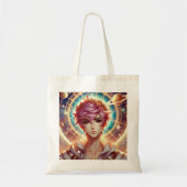 Roze droom verlichting dagelijkse Canvas tas (Voorkant)