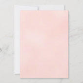 Roze droomkleding Fairy Tale Storybook Castle Wedd Kaart (Achterkant)