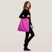 roze droomtas crossbody tas (Op model)