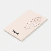 Roze Droomvanger Post-it® Notes (Schuin)