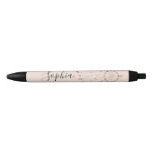 Roze Droomvanger Zwarte Inkt Pen (Voorkant)