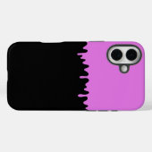 roze druipend slijm Case-Mate iPhone case (Achterkant (horizontaal))
