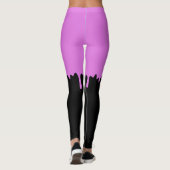 roze druipend slijm leggings (Achterkant)