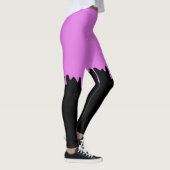 roze druipend slijm leggings (Rechts)